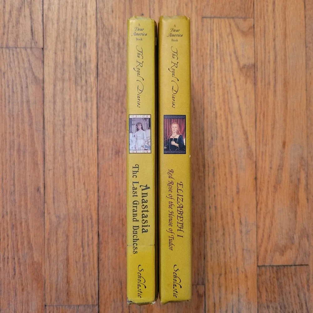 Scholastic Royal Diaries Hardcover Lot Anastasia Elizabeth I Historical Fiction